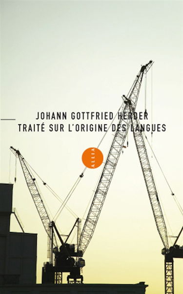Traité sur l'origine des langues