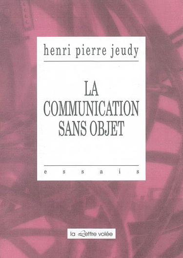 La communication sans objet