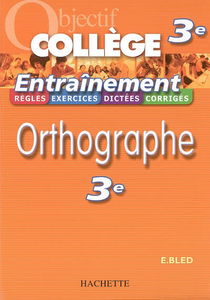 Orthographe 3e