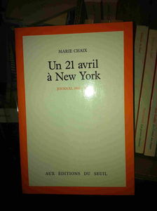 Un 21 avril à New York : journal 1980-1982