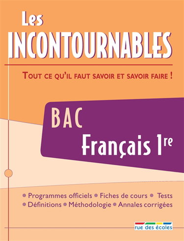 Bac français 1re