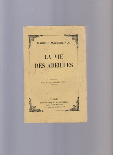 Couverture de La vie des abeilles