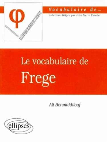 Couverture de Le vocabulaire de Frege