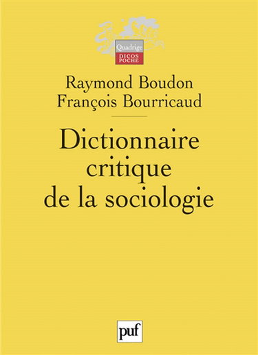 Dictionnaire critique de la sociologie