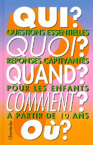 Qui ? Quoi ? Quand ? Comment ? Ou ?