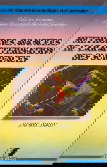 Méthodes avancées de caractérisation des surfaces