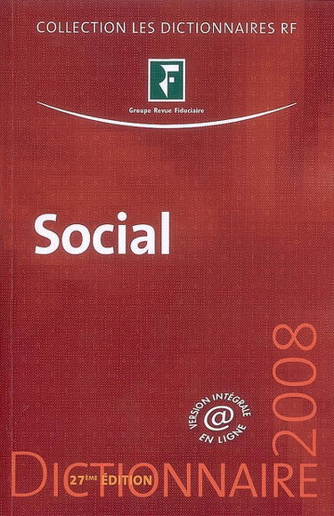 Social : dictionnaire 2008