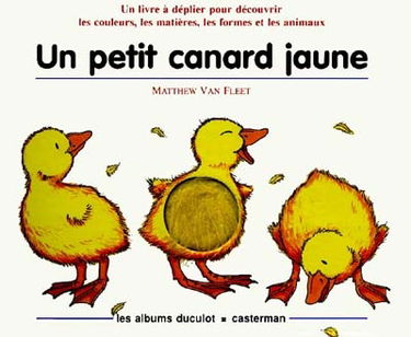 Un petit canard jaune
