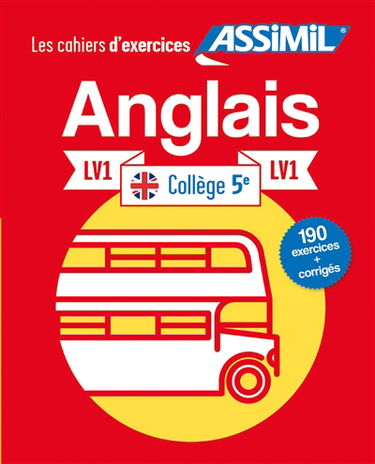 Anglais, collège 5e, LV1