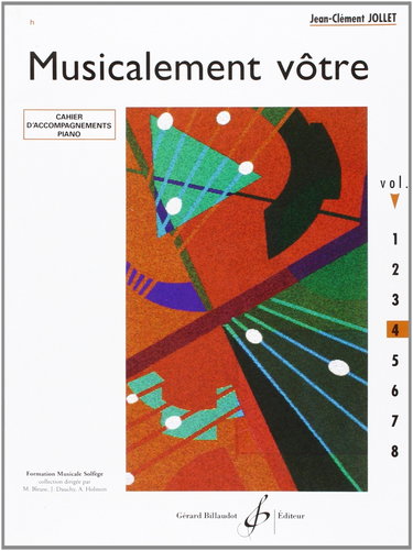 Couverture de Musicalement votre volume 4 accompagnements professeur