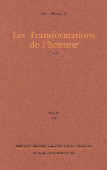 Les transformations de l'homme (1956)
