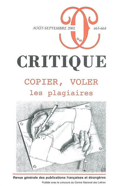 Critique, n° 663. Copier, voler : les plagiaires