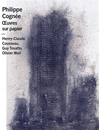 Couverture de Philippe Cognée : dessins et aquarelles