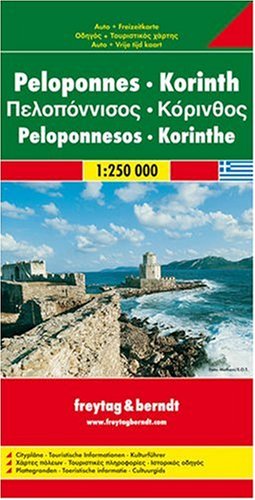 Couverture de Carte routière : Peloponnes, Korinth