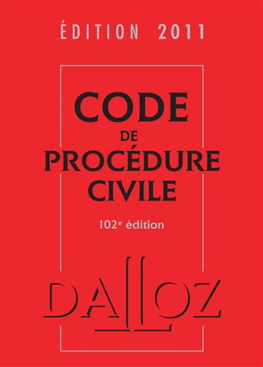 Code de procédure civile 2011