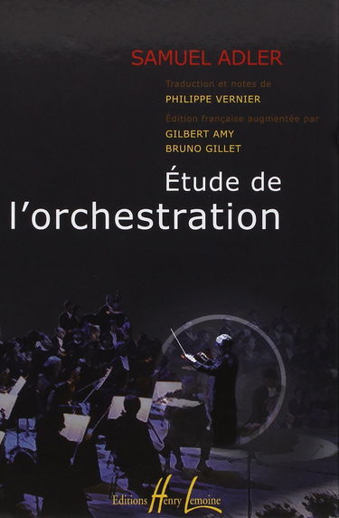 ETUDE DE L'ORCHESTRATION --- TOUS INSTRUMENTS