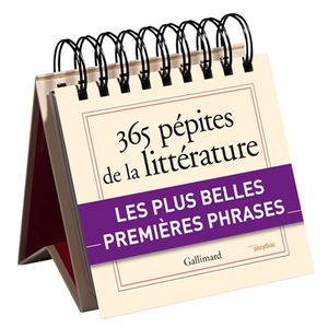365 pépites de la littérature : les plus belles premières phrases
