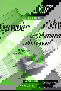 Lexique l'entreprise et le monde du travail : anglais