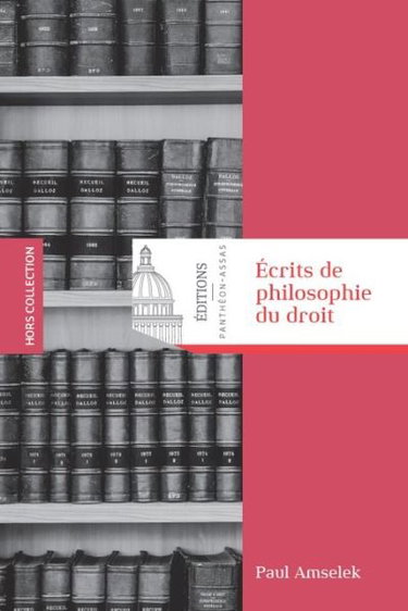 Couverture de Ecrits de philosophie du droit