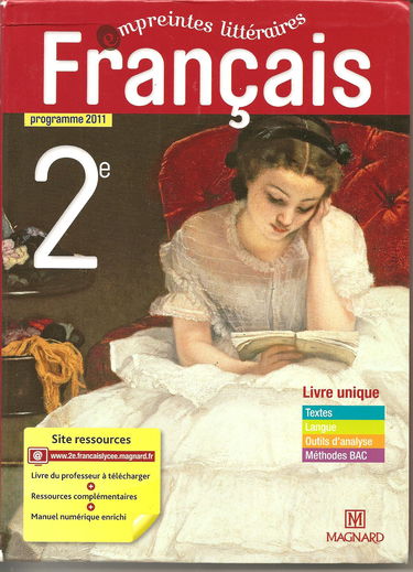 Empreintes littéraires : Français 2e, Programme 2011