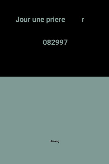 Un Jour, une prière