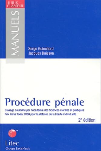 Procédure pénale 2002 (ancienne édition)
