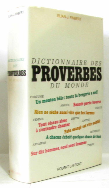 Dictionnaire des proverbes du monde