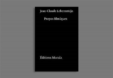 Couverture de Propos filmiques : en pure perte