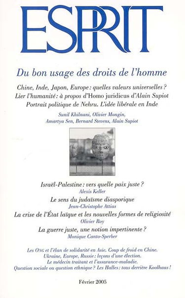 Esprit, n° 312. Du bon usage des droits de l'homme