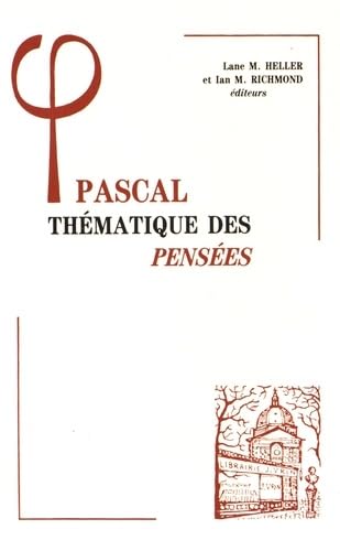 Couverture de Pascal, thématique des Pensées