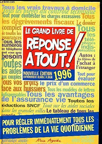Grand livre de "Réponse à tout" 1996