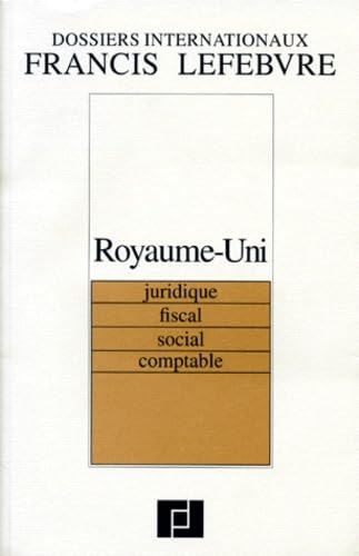 Royaume-Uni. Juridique, Fiscal, Social, Comptable