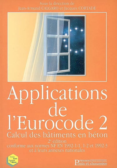 Couverture de Applications de l'Eurocode 2 : calcul des bâtiments en béton