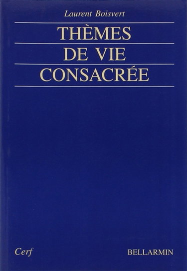 Couverture de Thèmes de vie consacrée