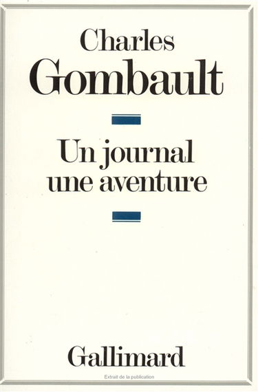Un Journal, une aventure