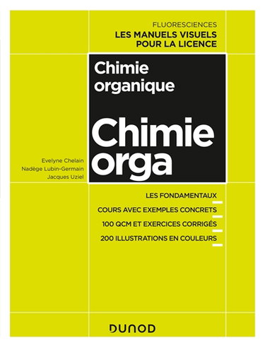 Couverture de Chimie organique : chimie orga