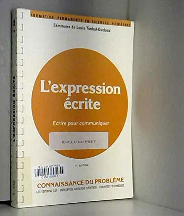 Expression écrite : écrire pour communiquer