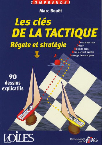 Couverture de Les clés de la tactique : régate et stratégie : en 90 dessins explicatifs