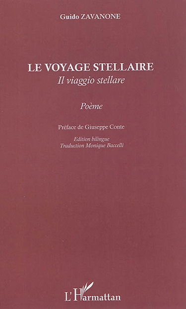 Le voyage stellaire : poème. Il viaggio stellare