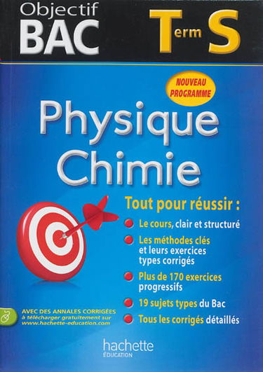 Physique chimie terminale S : nouveau programme