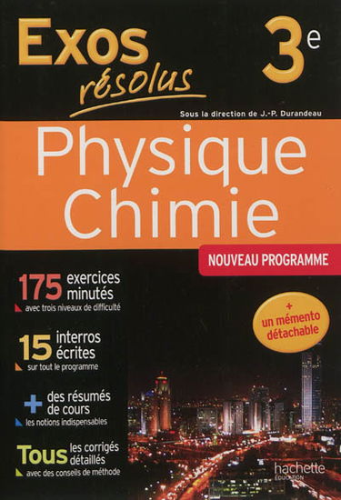 Physique chimie 3e