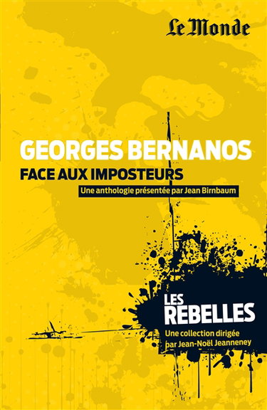 Couverture de Georges Bernanos : face aux imposteurs