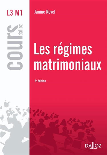 Les régimes matrimoniaux