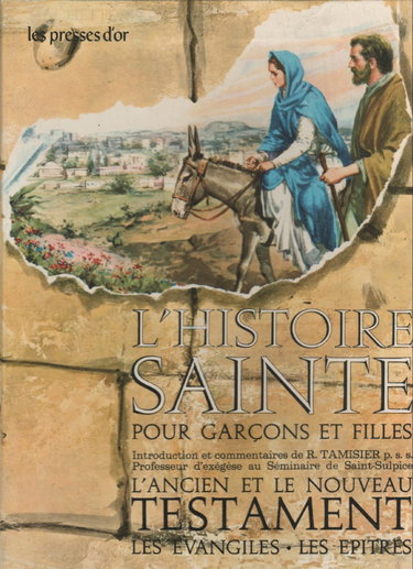 Couverture de L'Histoire Sainte pour garçons et filles en 6 volumes - L'ancien et le nouveau Testament, les Evangiles, les Epitres