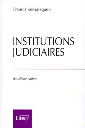 Institutions judiciaires (ancienne édition)