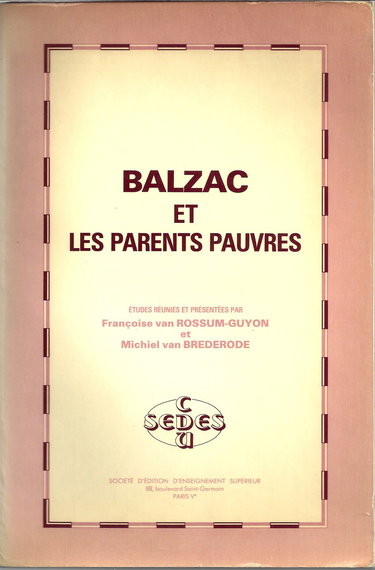 Balzac et les parents pauvres