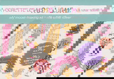 Ma pochette de modélisme : la tour Eiffel. My model-making kit : the Eiffel tower