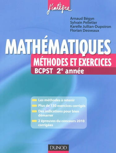 Mathématiques : méthodes et exercices BCPST 2e année