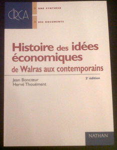 Histoire des idées économiques de Walras aux contemporains, 2nde édition