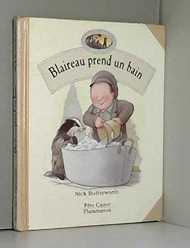 Blaireau prend un bain